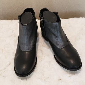 Antelope Two Tone Leather Spat Ankle bootie boots size 39